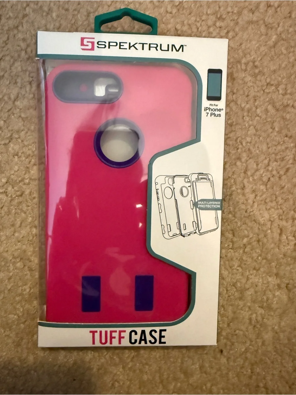Spektrum Tuff Case for iPhone 7 Plus — Pink